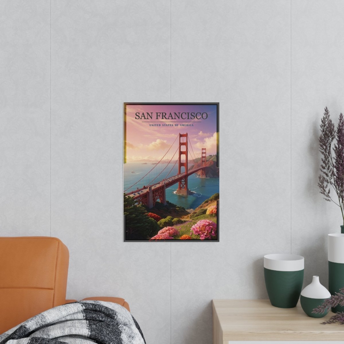 Golden Gate Bridge Poster - San Francisco - 5 Größen - Poster bei HappyHugPixels