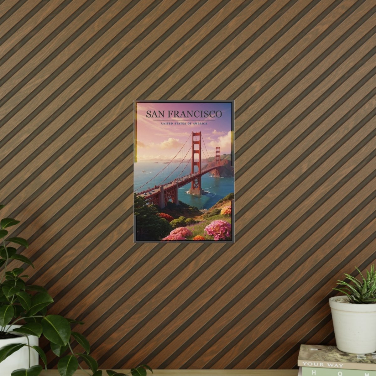 Golden Gate Bridge Poster - San Francisco - 5 Größen - Poster bei HappyHugPixels