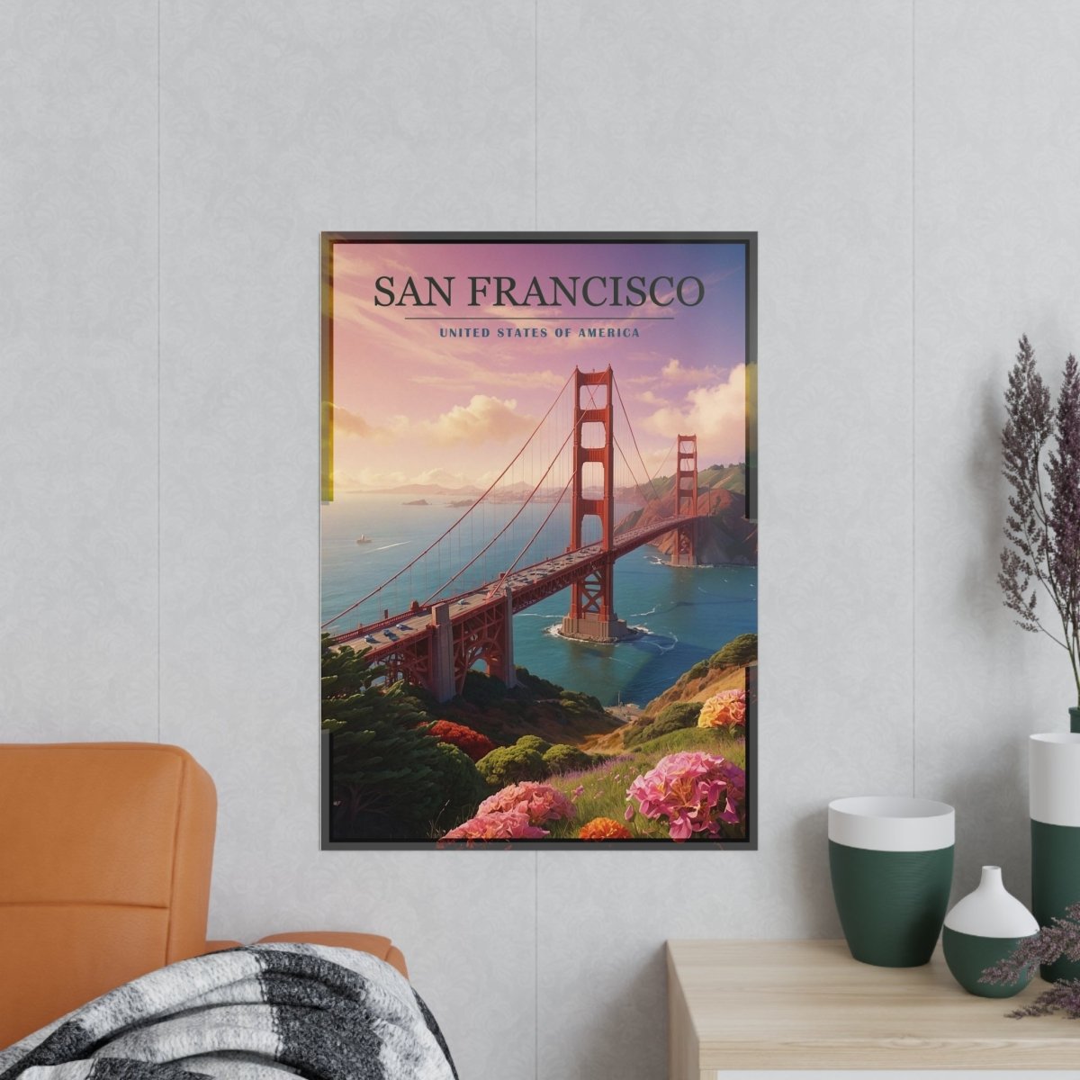 Golden Gate Bridge Poster - San Francisco - 5 Größen - Poster bei HappyHugPixels