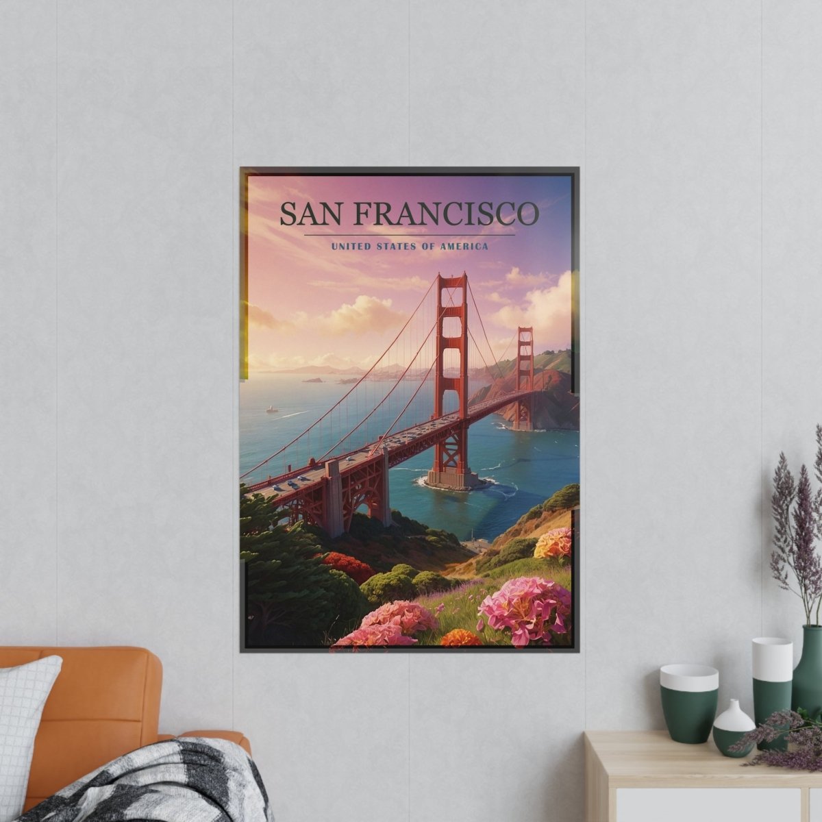 Golden Gate Bridge Poster - San Francisco - 5 Größen - Poster bei HappyHugPixels