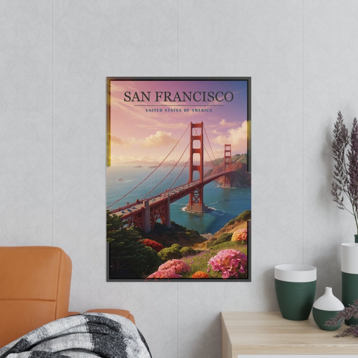 Golden Gate Bridge Poster - San Francisco - 5 Größen - Poster bei HappyHugPixels