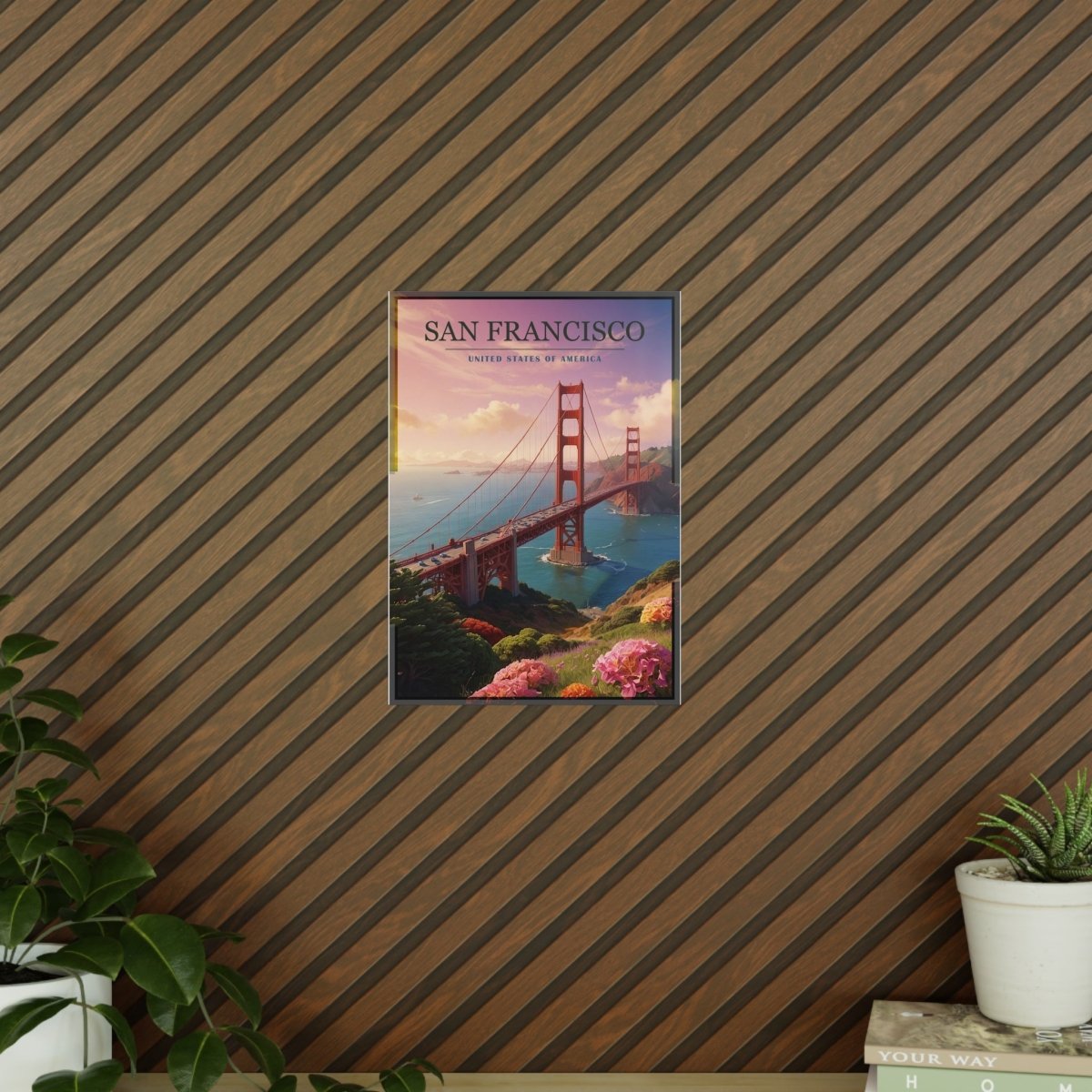 Golden Gate Bridge Poster - San Francisco - 5 Größen - Poster bei HappyHugPixels