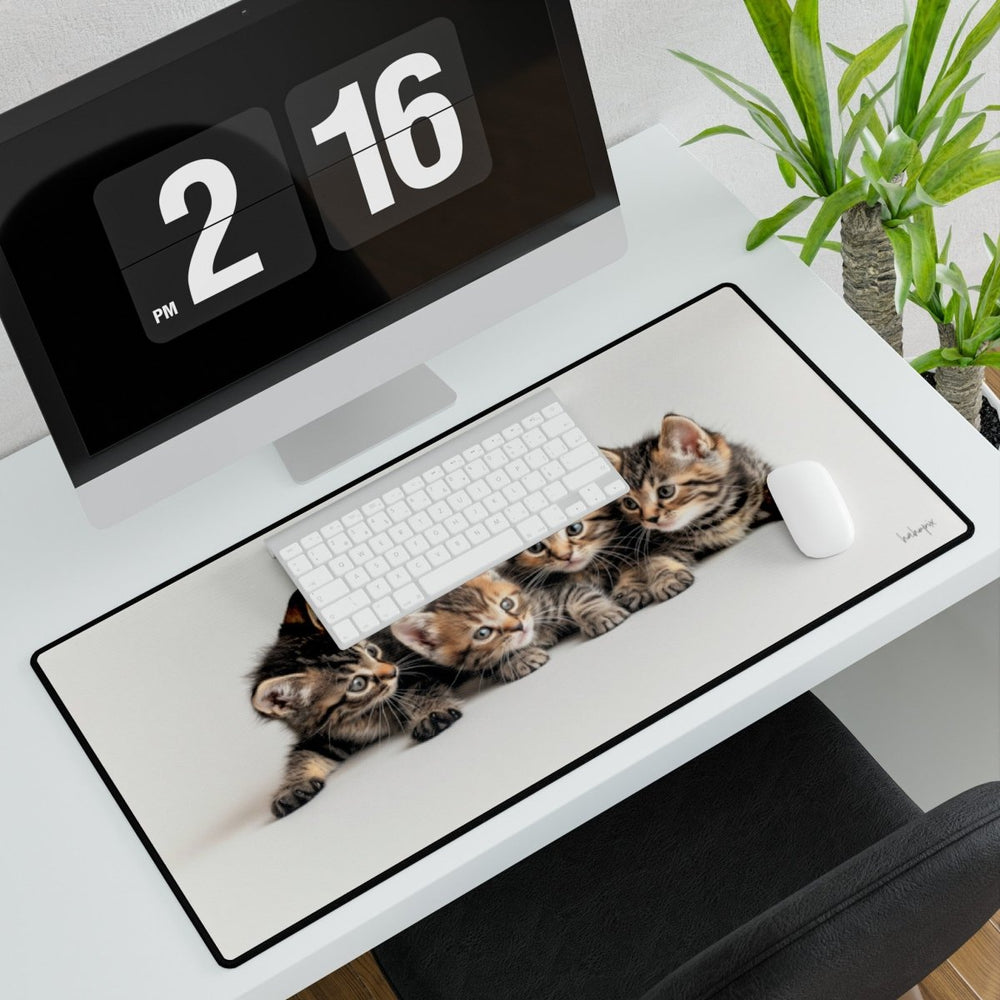 Kitten XXL Gaming Mauspad – Niedliche Katzenbabys für Gamer - Mousepad bei HappyHugPixels