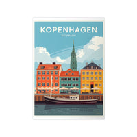 Kopenhagen Poster – Dänemark entdecken - Poster bei HappyHugPixels