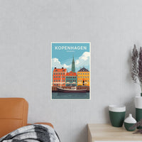 Kopenhagen Poster – Dänemark entdecken - Poster bei HappyHugPixels