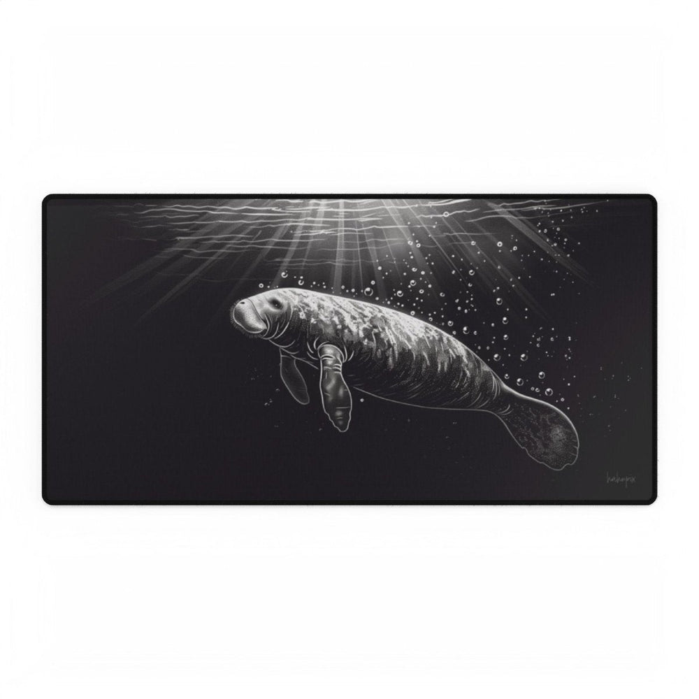 Manatee XXL Gaming Mauspad – Seltene Unterwasserwelt - Mousepad bei HappyHugPixels