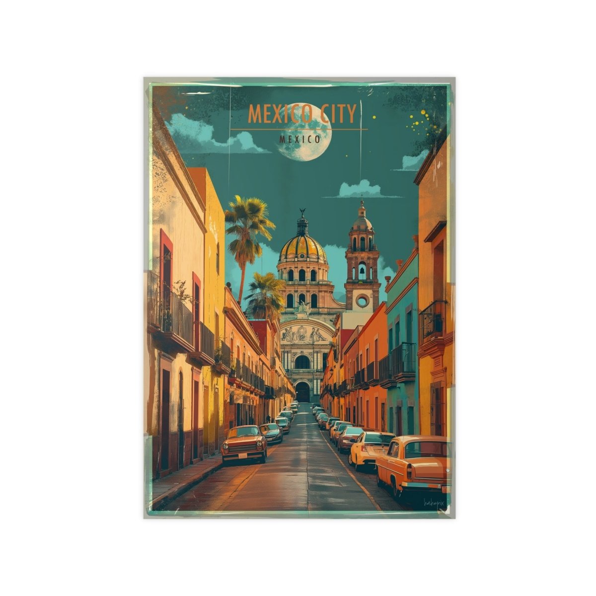 Mexico City Magie: Vintage - Travel - Poster mit historischem Charme - Poster bei HappyHugPixels