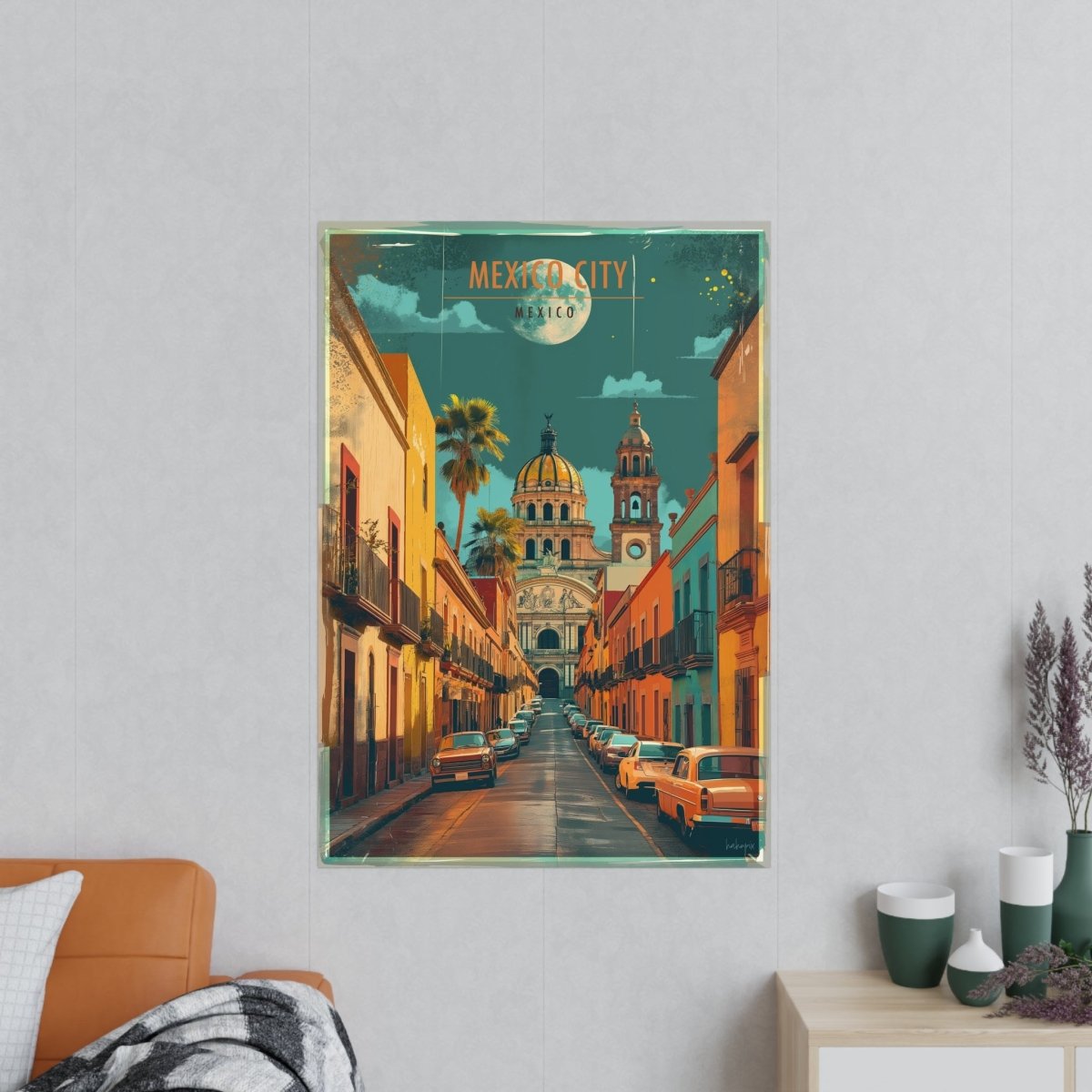 Mexico City Magie: Vintage - Travel - Poster mit historischem Charme - Poster bei HappyHugPixels