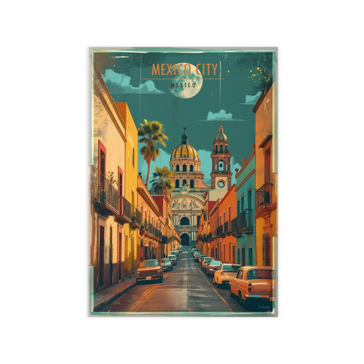 Mexico City Magie: Vintage - Travel - Poster mit historischem Charme - Poster bei HappyHugPixels