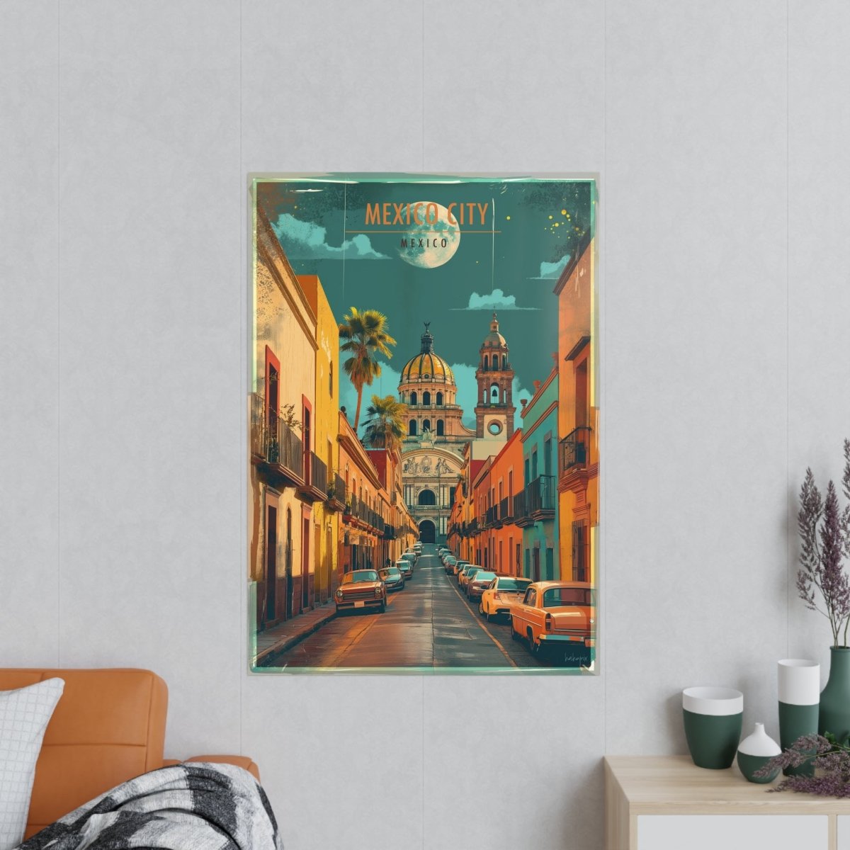 Mexico City Magie: Vintage - Travel - Poster mit historischem Charme - Poster bei HappyHugPixels