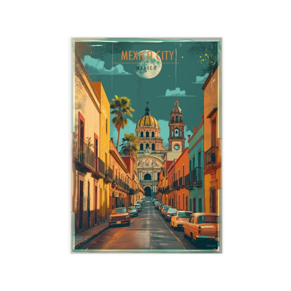Mexico City Magie: Vintage - Travel - Poster mit historischem Charme - Poster bei HappyHugPixels
