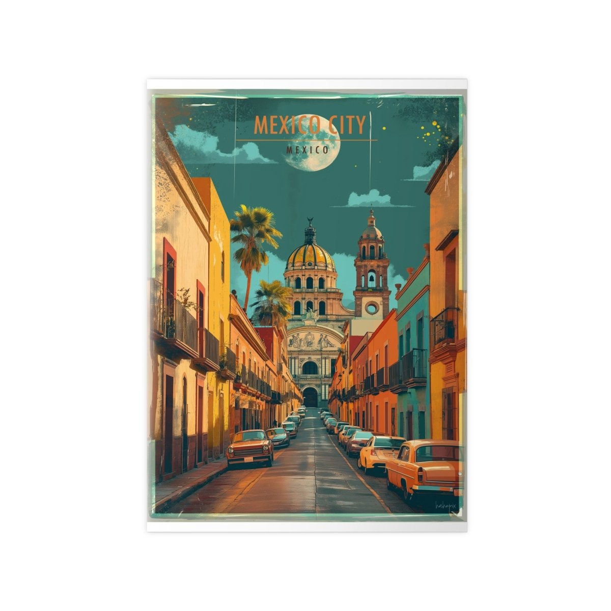 Mexico City Magie: Vintage - Travel - Poster mit historischem Charme - Poster bei HappyHugPixels