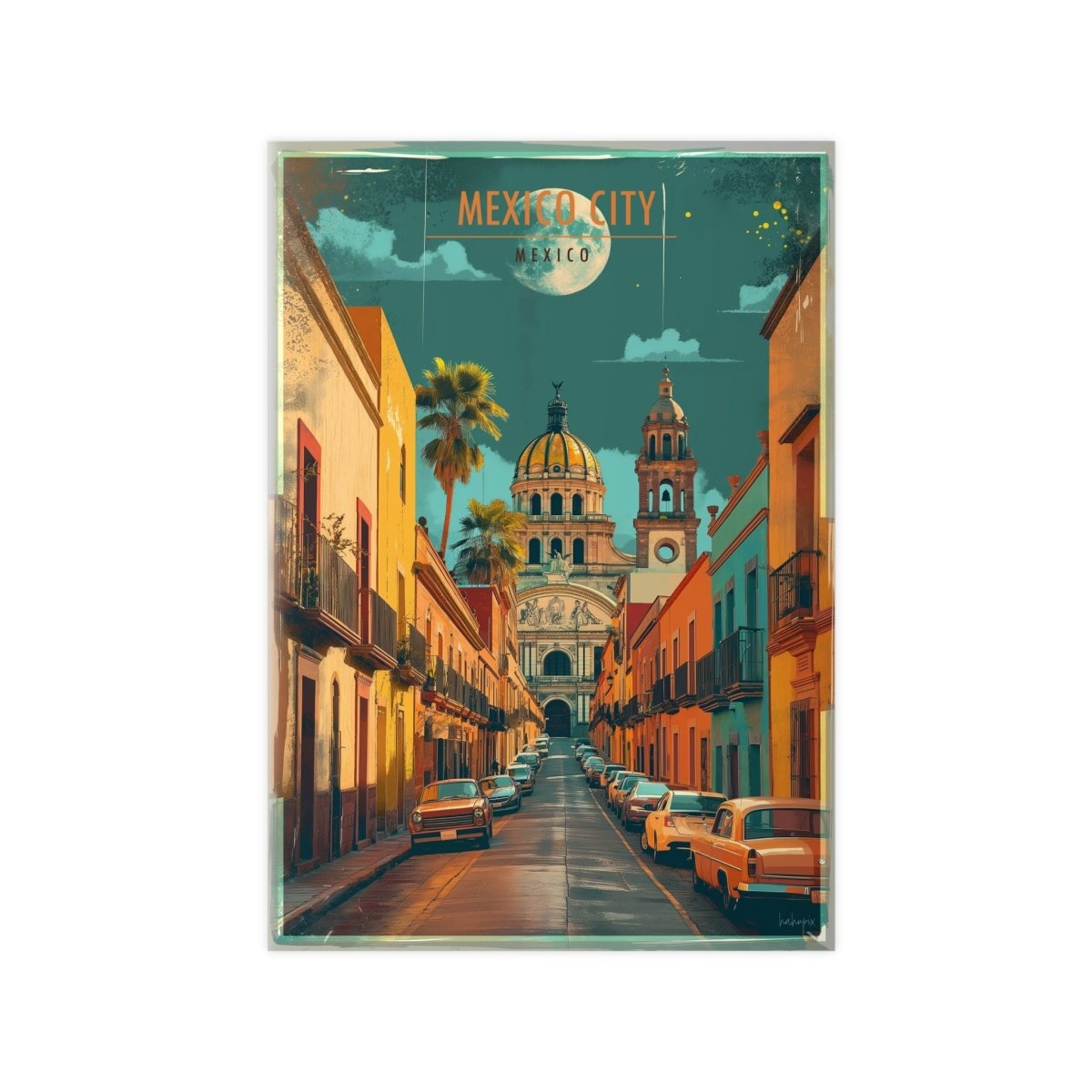 Mexico City Magie: Vintage - Travel - Poster mit historischem Charme - Poster bei HappyHugPixels