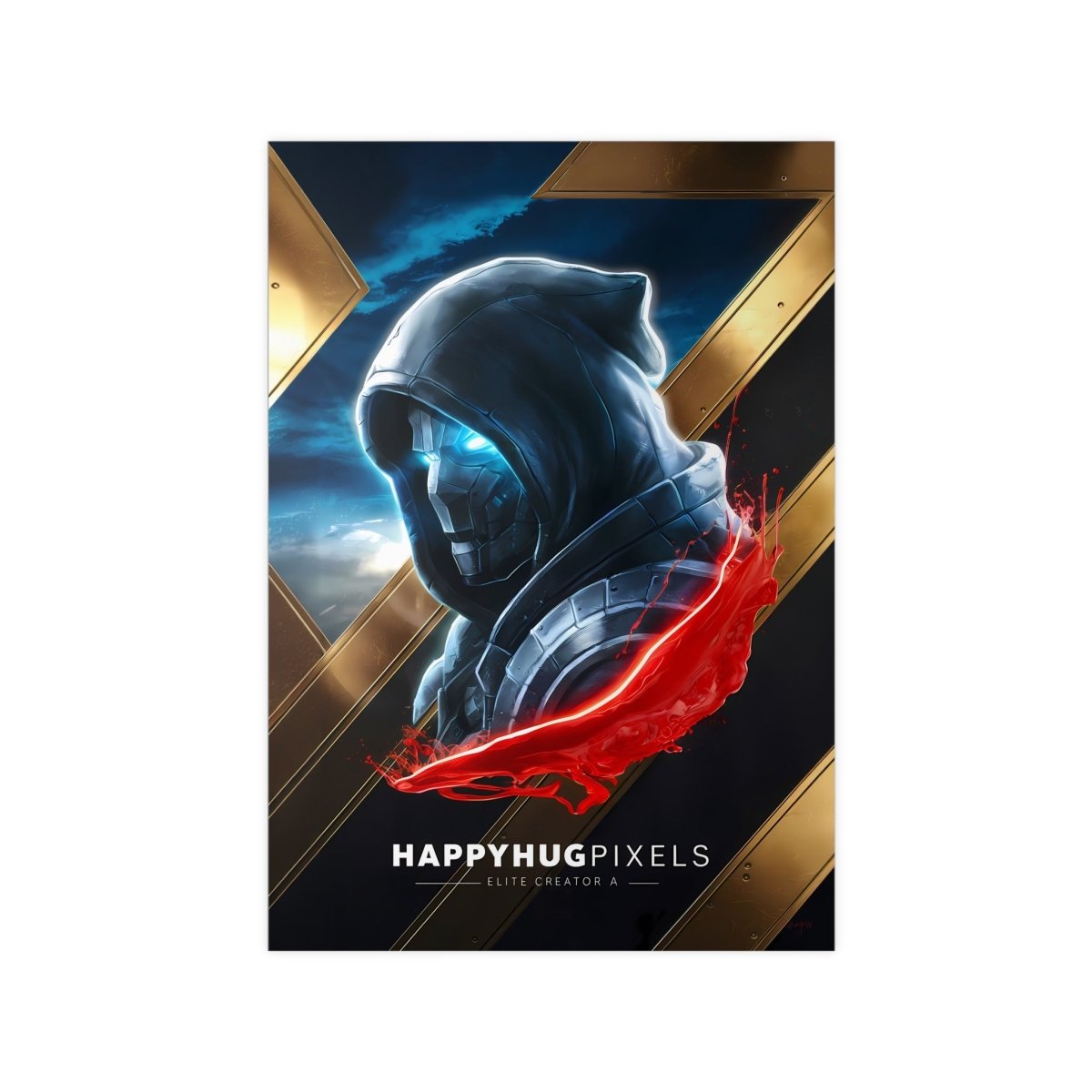 Movie Poster Happyhugpixels Sci - Fi Krieger - Photopaper Posters - Poster bei HappyHugPixels