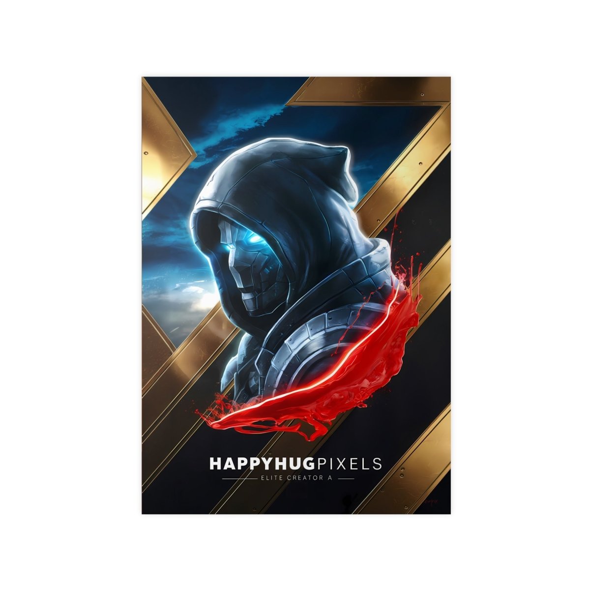 Movie Poster Happyhugpixels Sci - Fi Krieger - Photopaper Posters - Poster bei HappyHugPixels