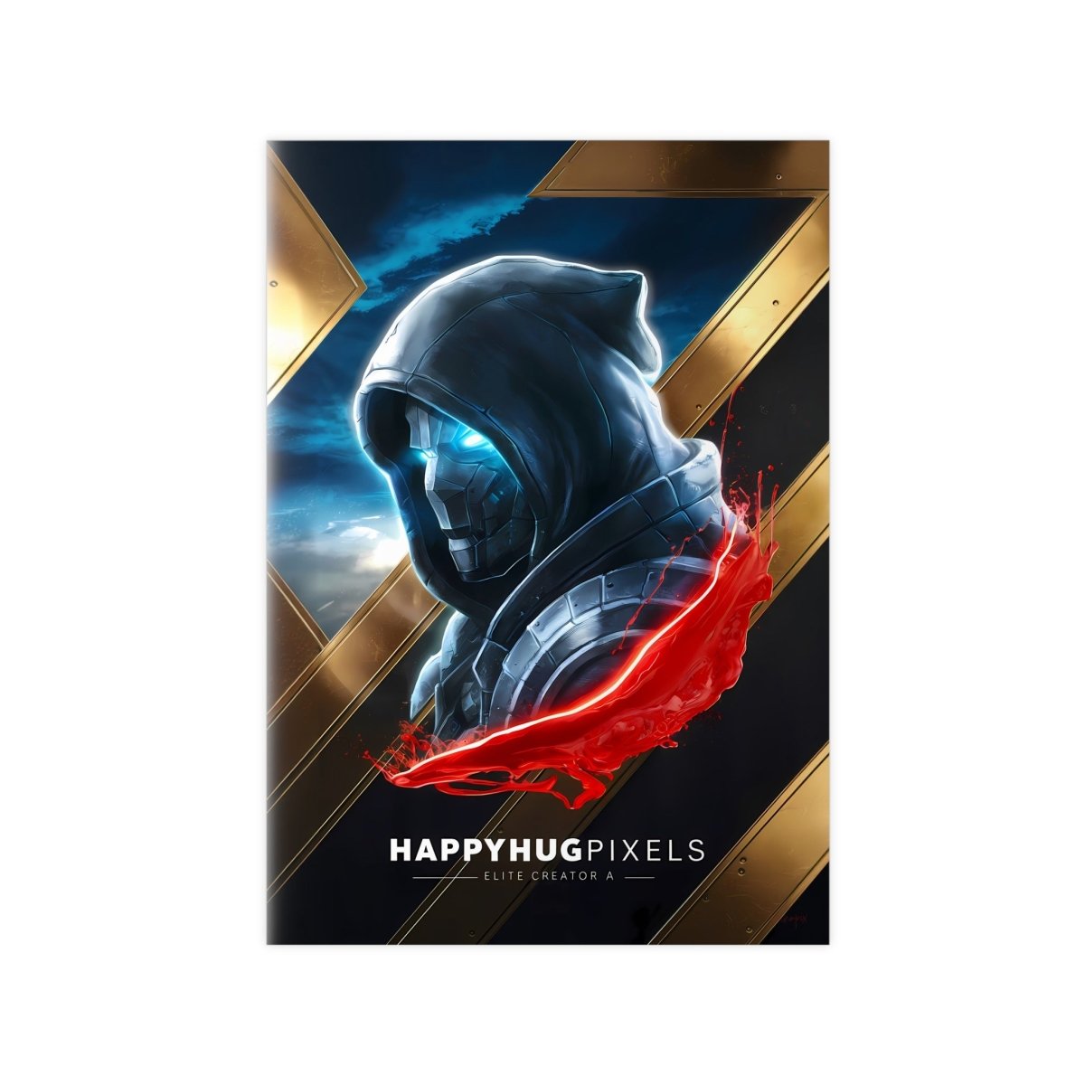 Movie Poster Happyhugpixels Sci - Fi Krieger - Photopaper Posters - Poster bei HappyHugPixels