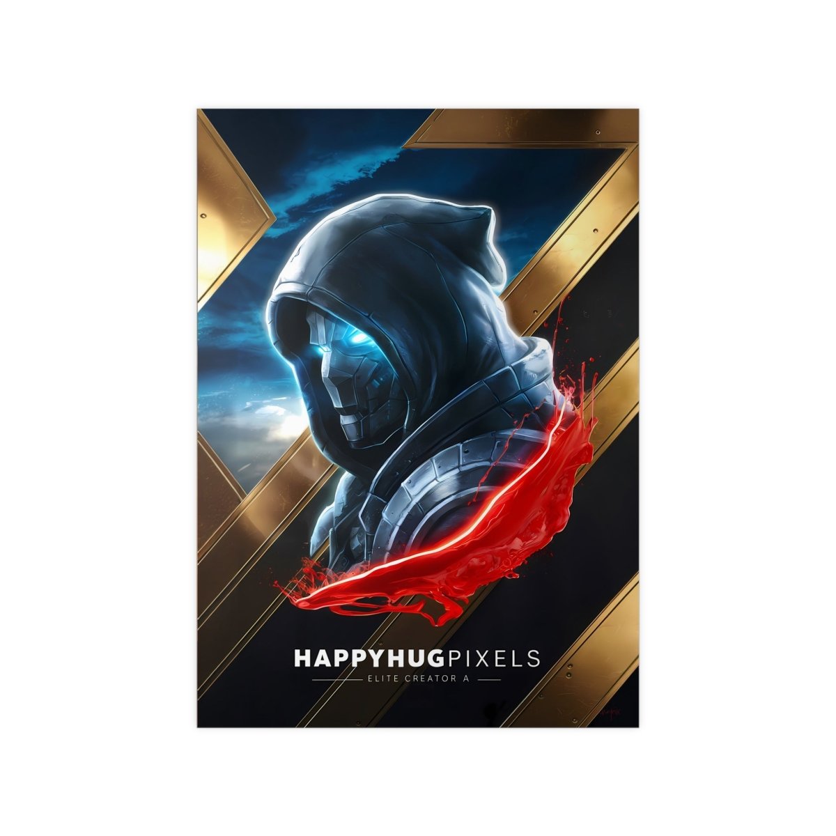 Movie Poster Happyhugpixels Sci - Fi Krieger - Photopaper Posters - Poster bei HappyHugPixels