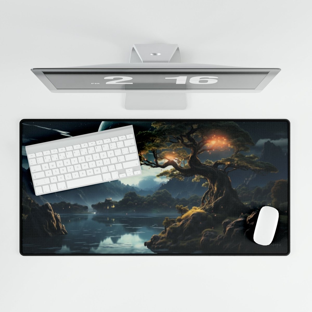 Mystischer Baum XXL Gaming Mauspad - Naturdesign Premium Qualität - Mousepad bei HappyHugPixels