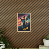 Retro Sci - Fi Gaming Poster - Captain Future - KI Illustration - Poster bei HappyHugPixels