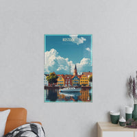 Rostock Poster - Maritimes Flair der Ostsee - Poster bei HappyHugPixels