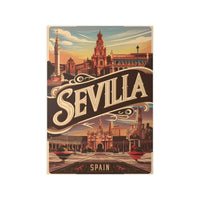 Sevilla Poster - Vintage Reiseposter Spanien Wanddekoration - Poster bei HappyHugPixels