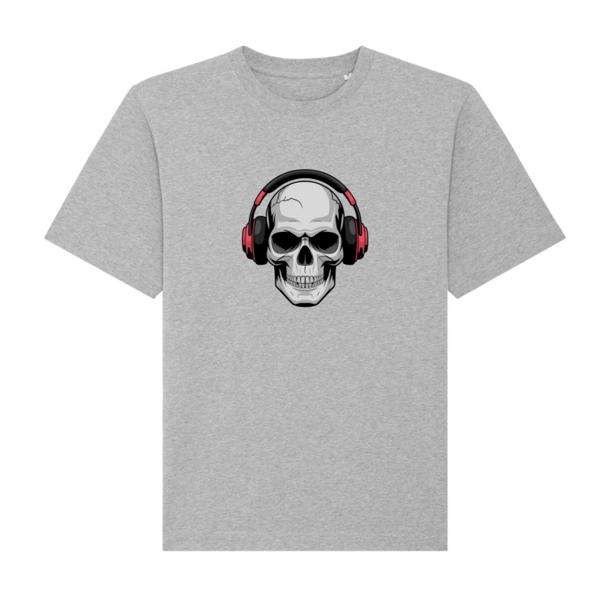 Skull Headphones T-Shirt Unisex - T-Shirt bei HappyHugPixels