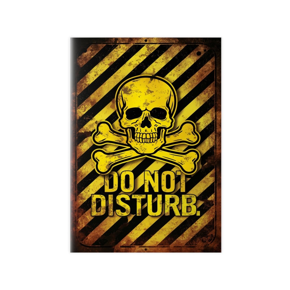 Totenkopf Warnschild Do Not Disturb Gaming Poster - Poster bei HappyHugPixels