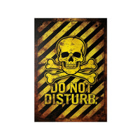 Totenkopf Warnschild Do Not Disturb Gaming Poster - Poster bei HappyHugPixels