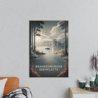 Travelposter Brandenburger Seenplatte – Ideal für Reisefans - Poster bei HappyHugPixels