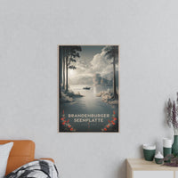 Travelposter Brandenburger Seenplatte – Ideal für Reisefans - Poster bei HappyHugPixels