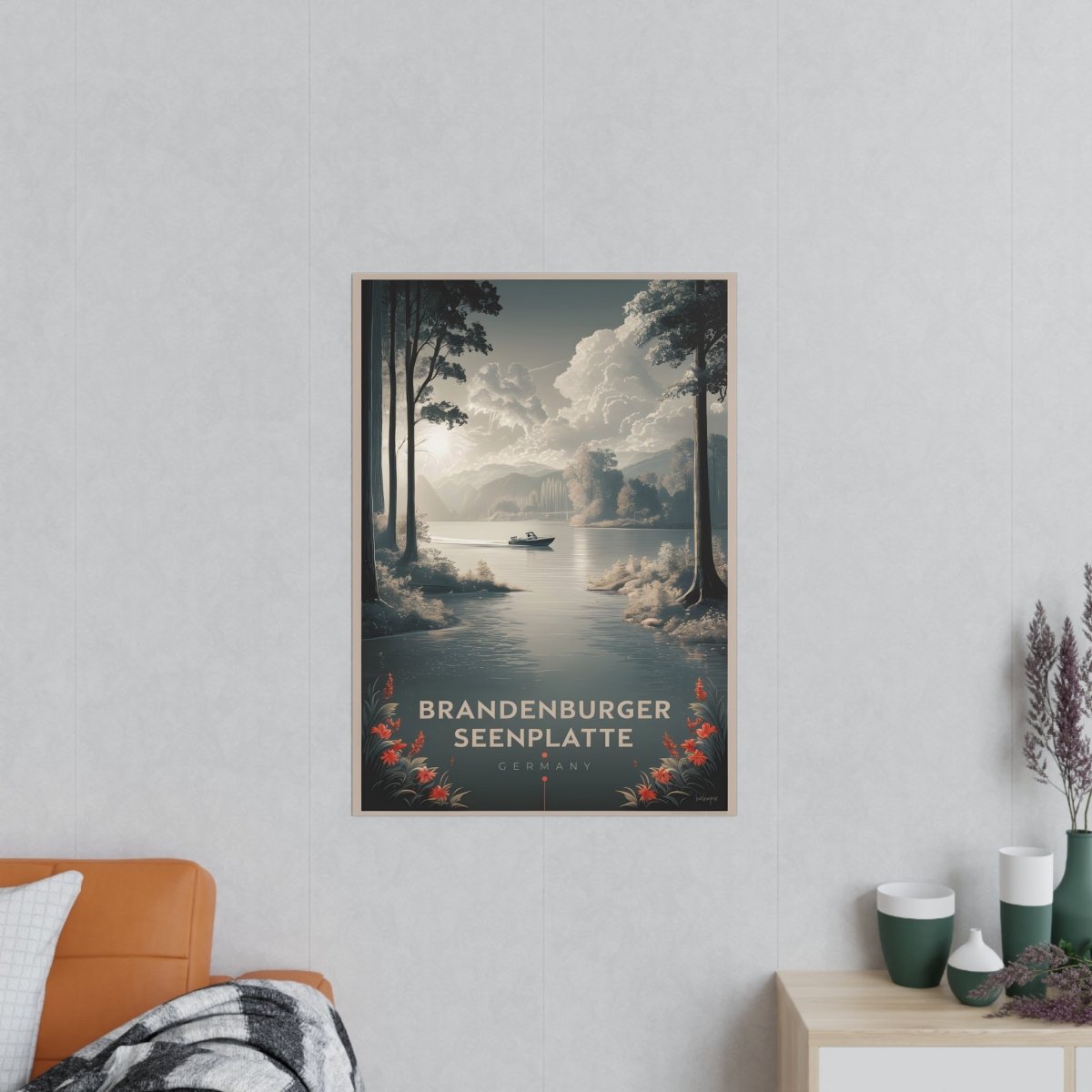 Travelposter Brandenburger Seenplatte – Ideal für Reisefans - Poster bei HappyHugPixels