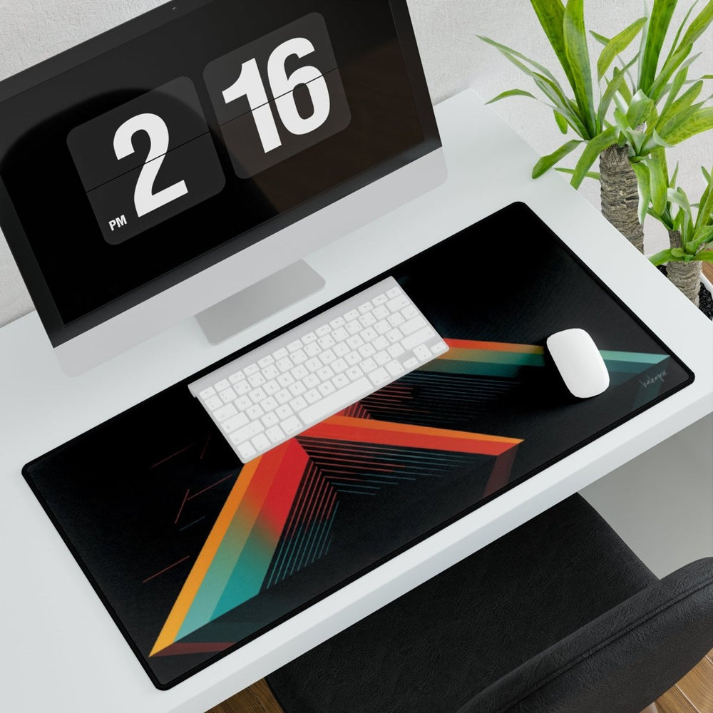 XXL-Gaming-Mauspad 'Color Slice' – Lebhaftes Design - HappyHugPixels