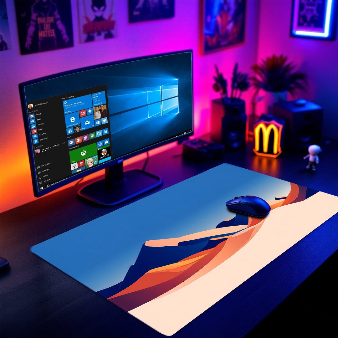 XXL Gaming Mauspad Dune - Desert Landscape Gaming Mousepad - Mauspad bei HappyHugPixels