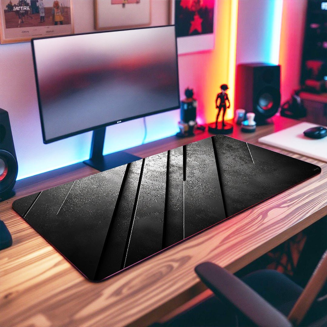 XXL Gaming Mauspad Schwarz - Premium Metall 90x40cm - Mauspad bei HappyHugPixels