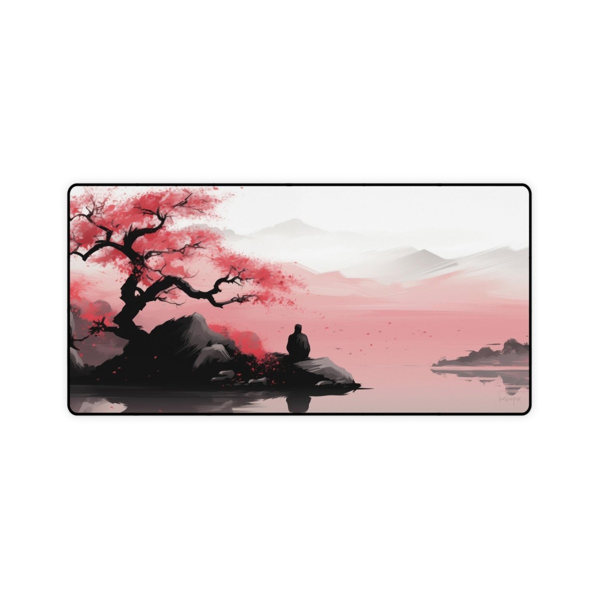 Zen Garten Sakura XXL Gaming Mauspad - Japanische Kunst - Mousepad bei HappyHugPixels