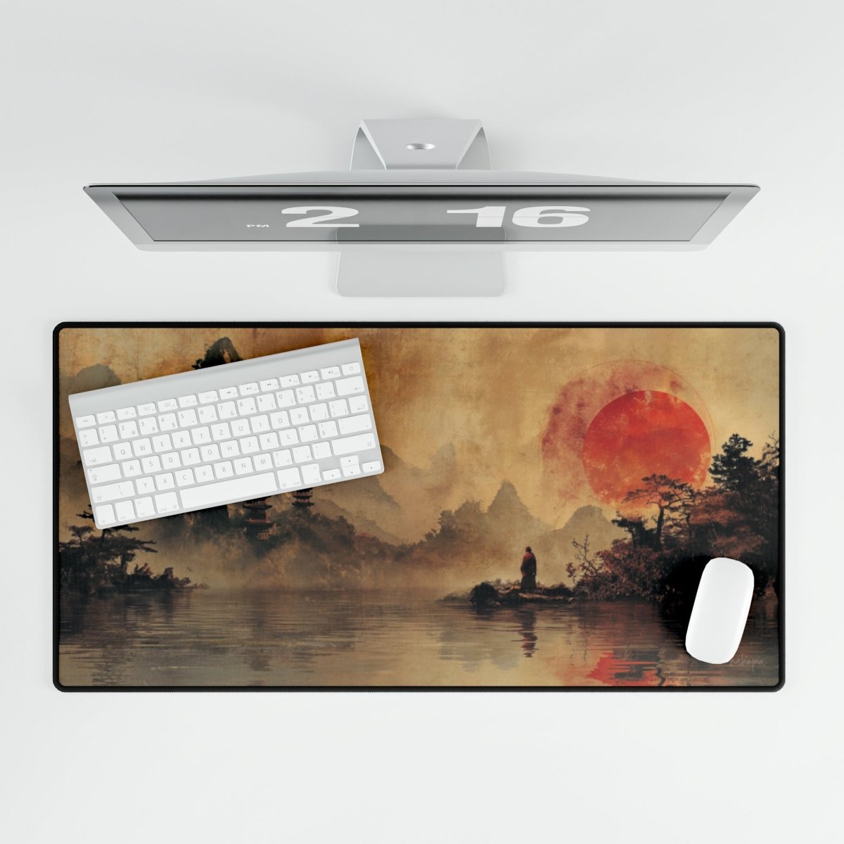 Zen Meister Chinesische Landschaft - XXL Gaming Mauspad - Mousepad bei HappyHugPixels