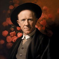 Werner Heisenberg Leinwand Portrait - Renaissance Portrait KI Bild - Poster bei HappyHugPixels