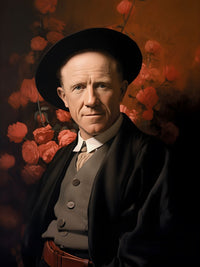 Werner Heisenberg Leinwand Portrait - Renaissance Portrait KI Bild - Poster bei HappyHugPixels