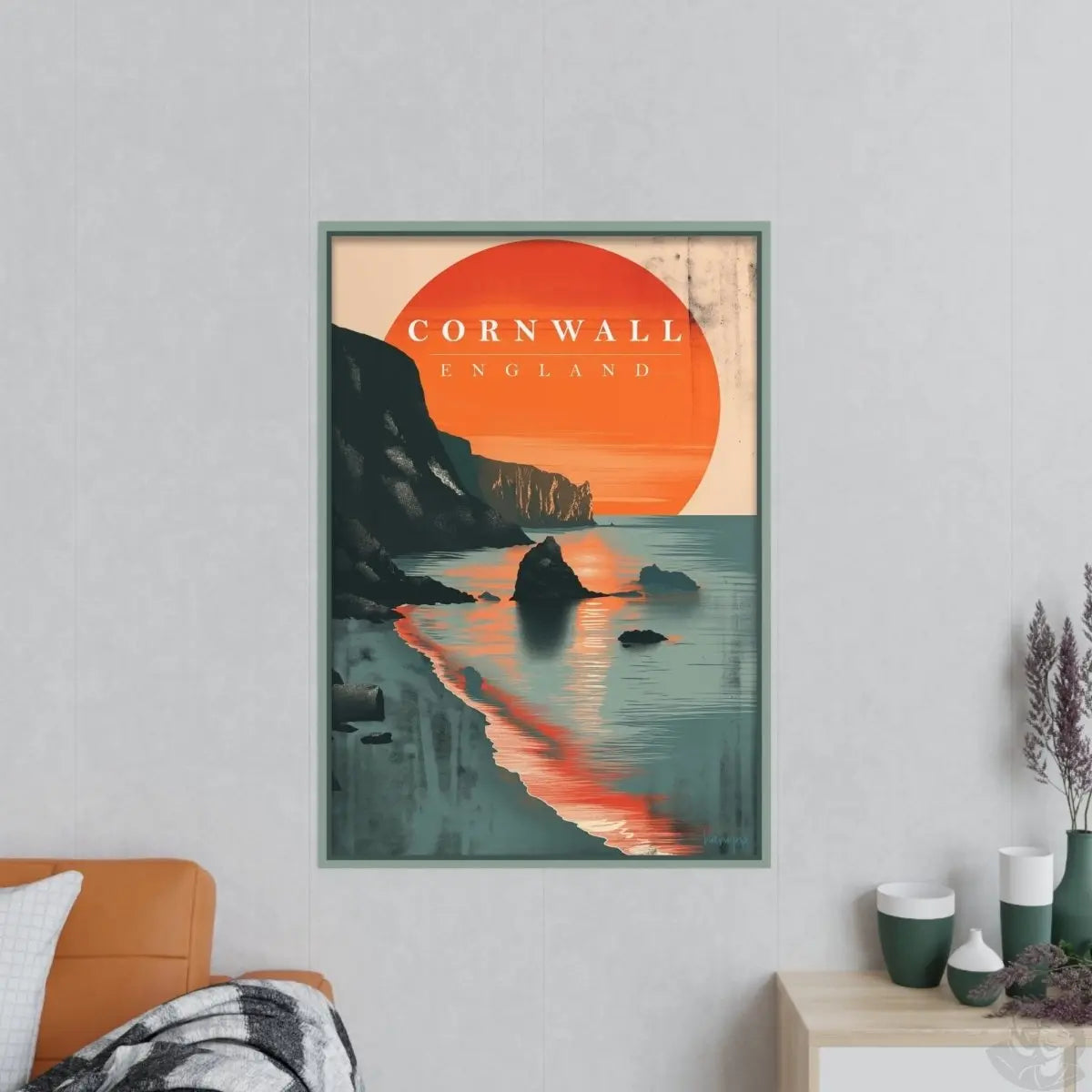 Cornwall Poster - Travelposter: Erlebe England's Küstenzauber - Poster bei HappyHugPixels