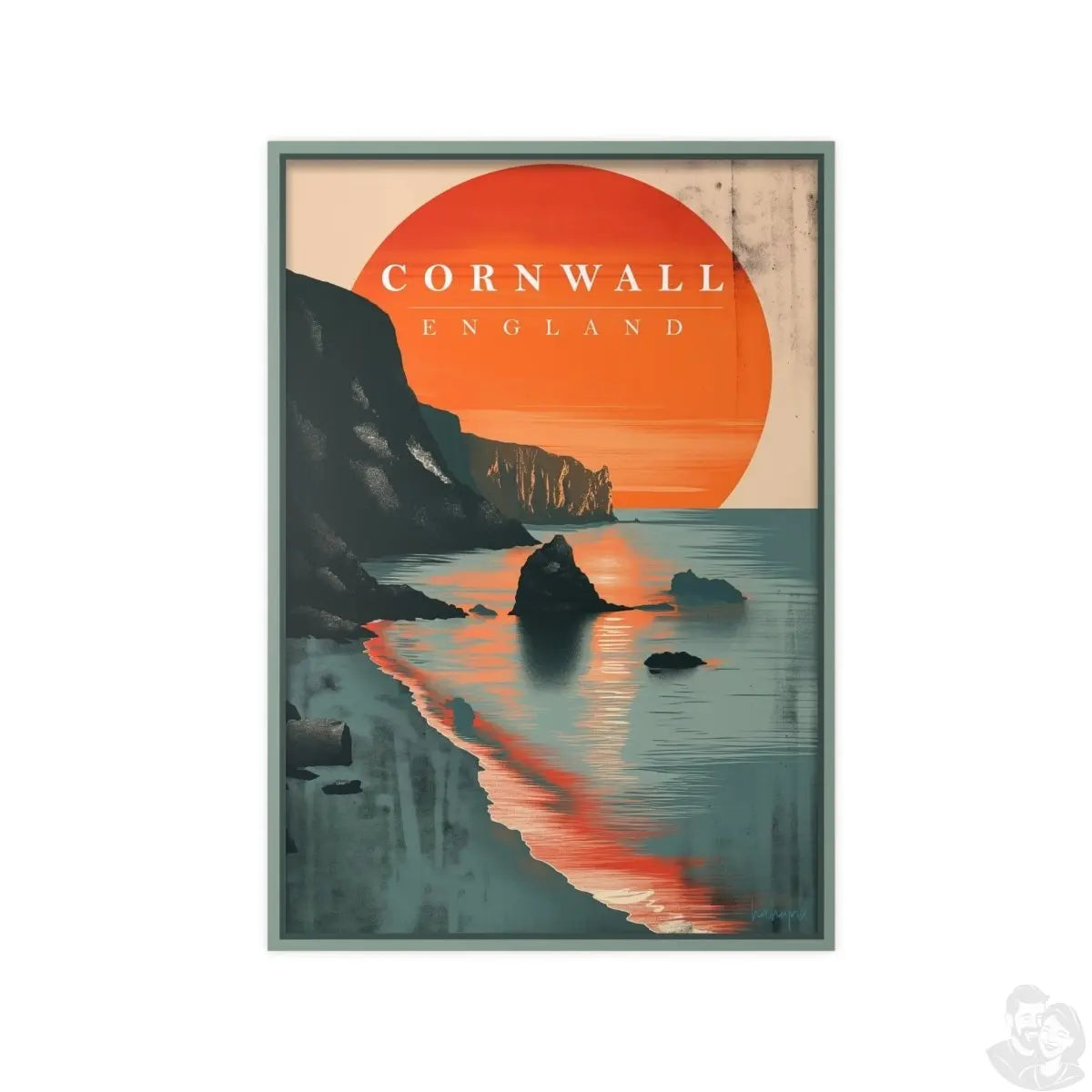 Cornwall Poster - Travelposter: Erlebe England's Küstenzauber - Poster bei HappyHugPixels