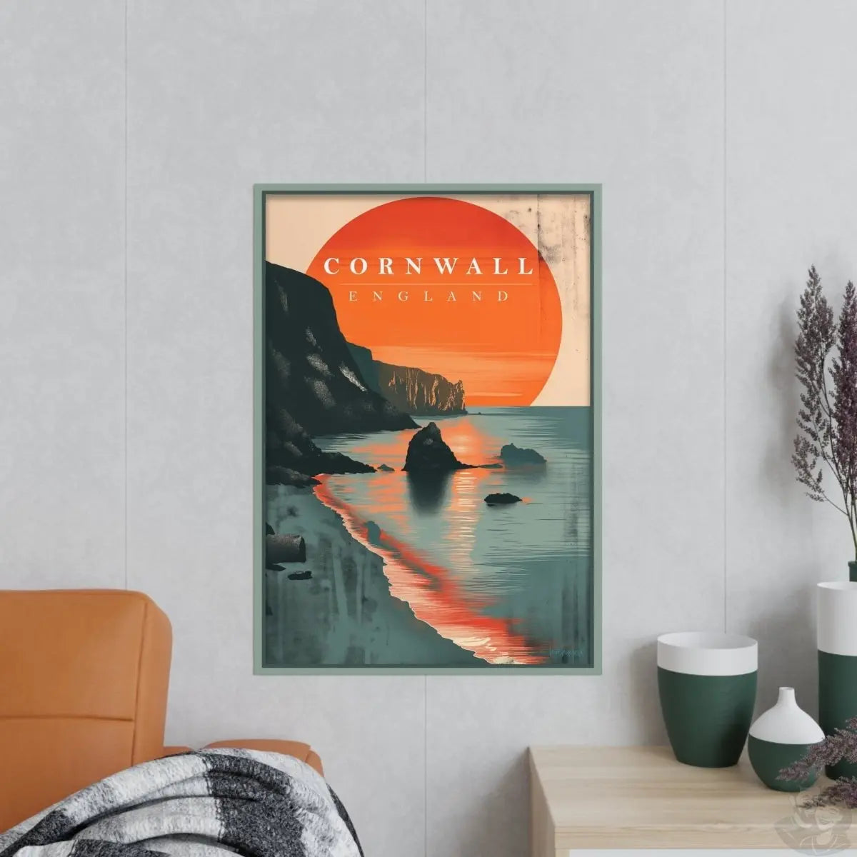 Cornwall Poster - Travelposter: Erlebe England's Küstenzauber - Poster bei HappyHugPixels