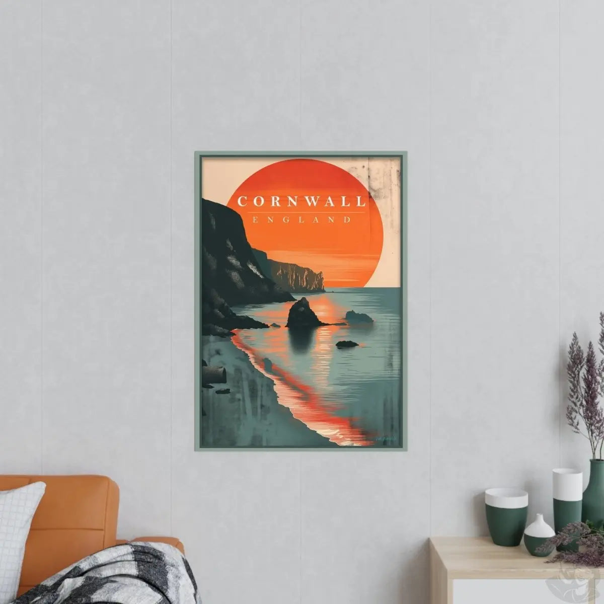 Cornwall Poster - Travelposter: Erlebe England's Küstenzauber - Poster bei HappyHugPixels