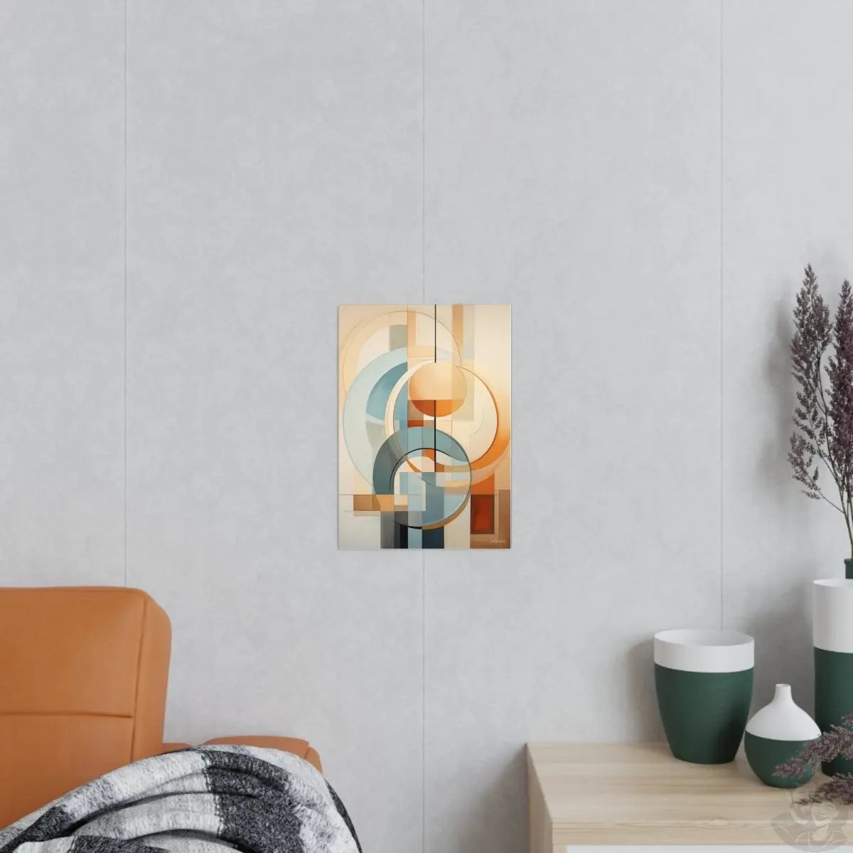 Dynamische Ruhe Kunstposter für stilbewusste Einrichter - Poster bei HappyHugPixels