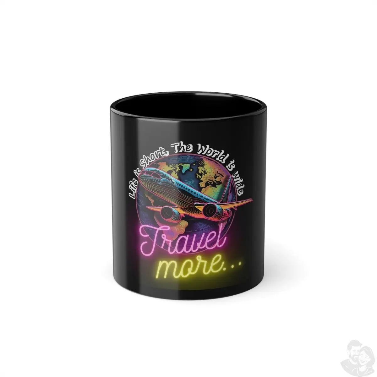 Globetrotter Tasse - "Travel More" - Ultimative Tasse für Traveler - Mug bei HappyHugPixels