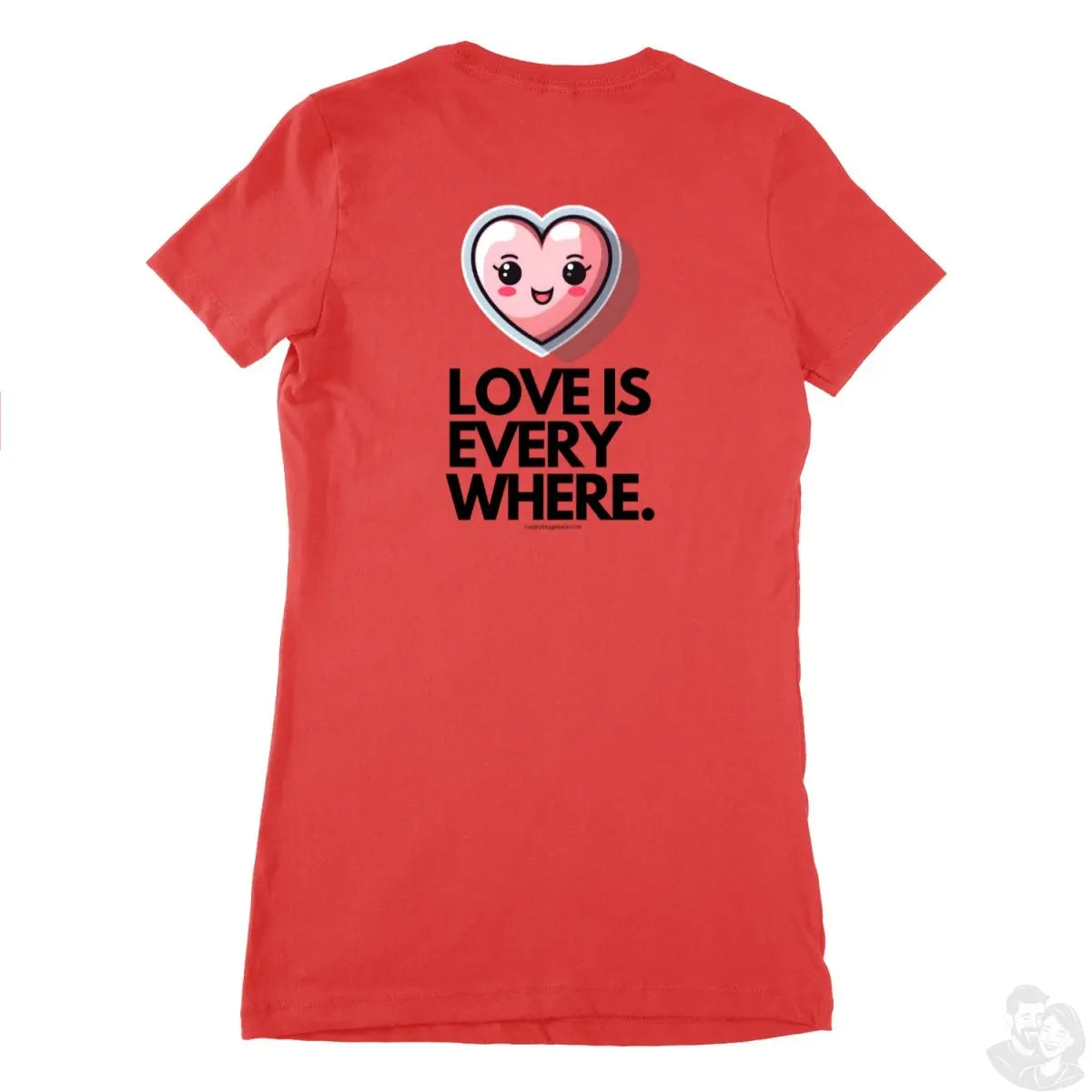Herz Damen T - Shirt - Gildan Heavy Cotton 5000L Süßes 'Love2you' - T - Shirt bei HappyHugPixels
