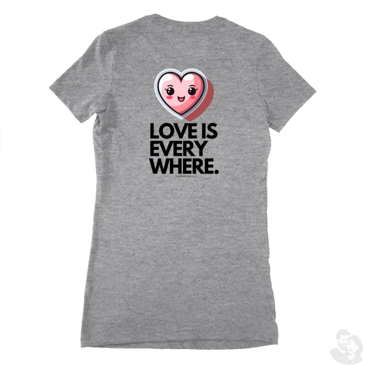 Herz Damen T - Shirt - Gildan Heavy Cotton 5000L Süßes 'Love2you' - T - Shirt bei HappyHugPixels