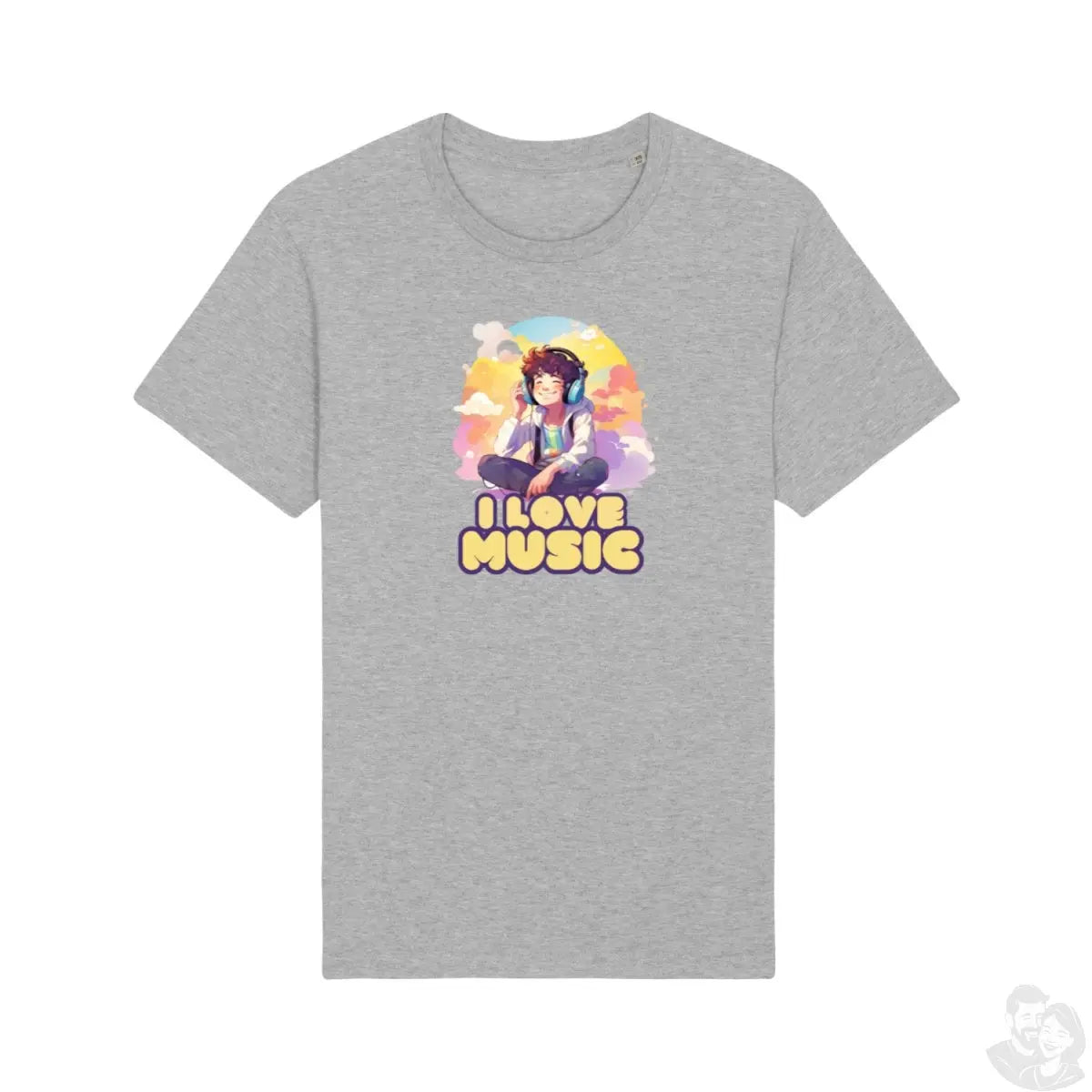I love Music T - Shirt Design für Musikliebhaber - Stanley&Stella - T - Shirt bei HappyHugPixels