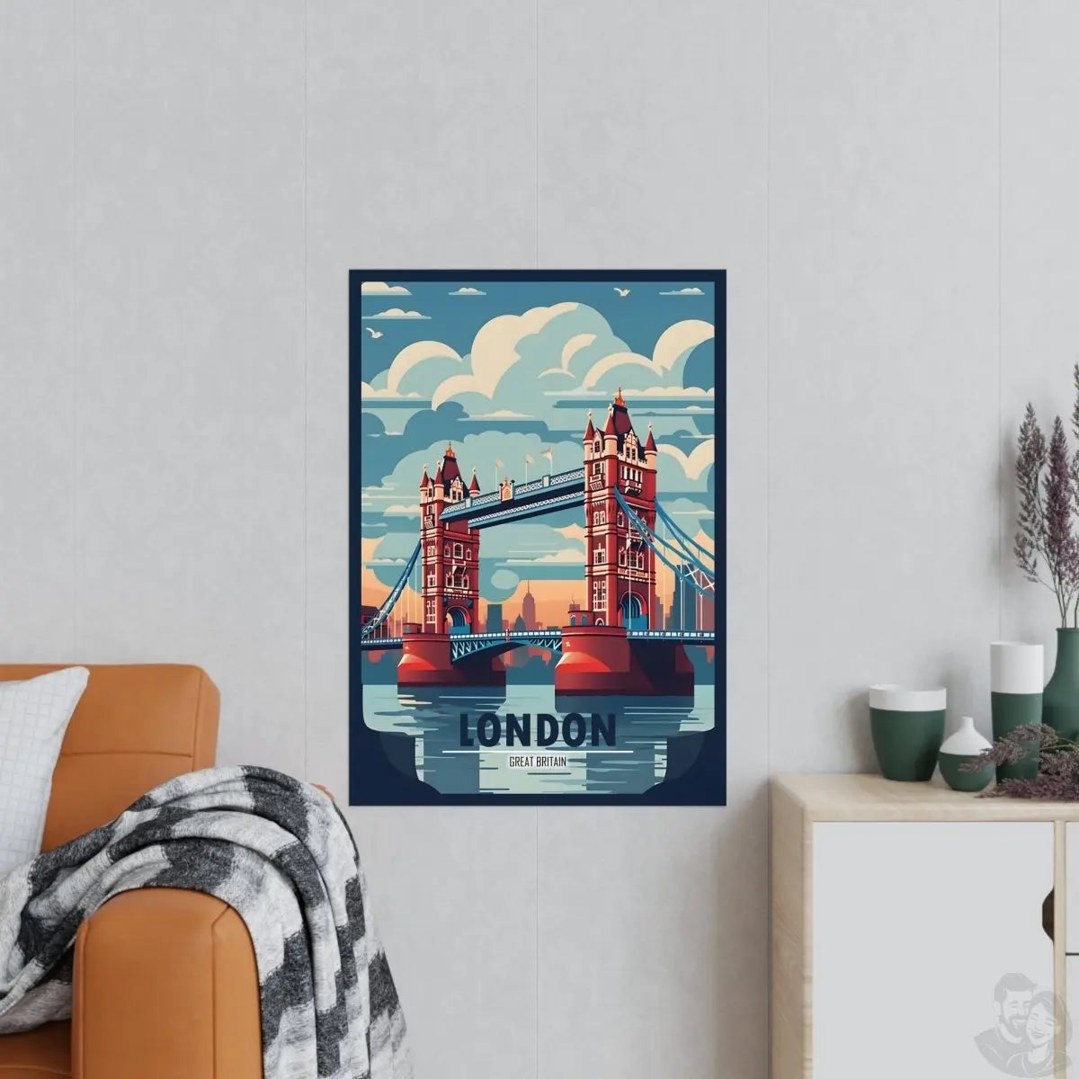 London Bridge Travel - Poster - Großbritanniens Wahrzeichen - Poster bei HappyHugPixels