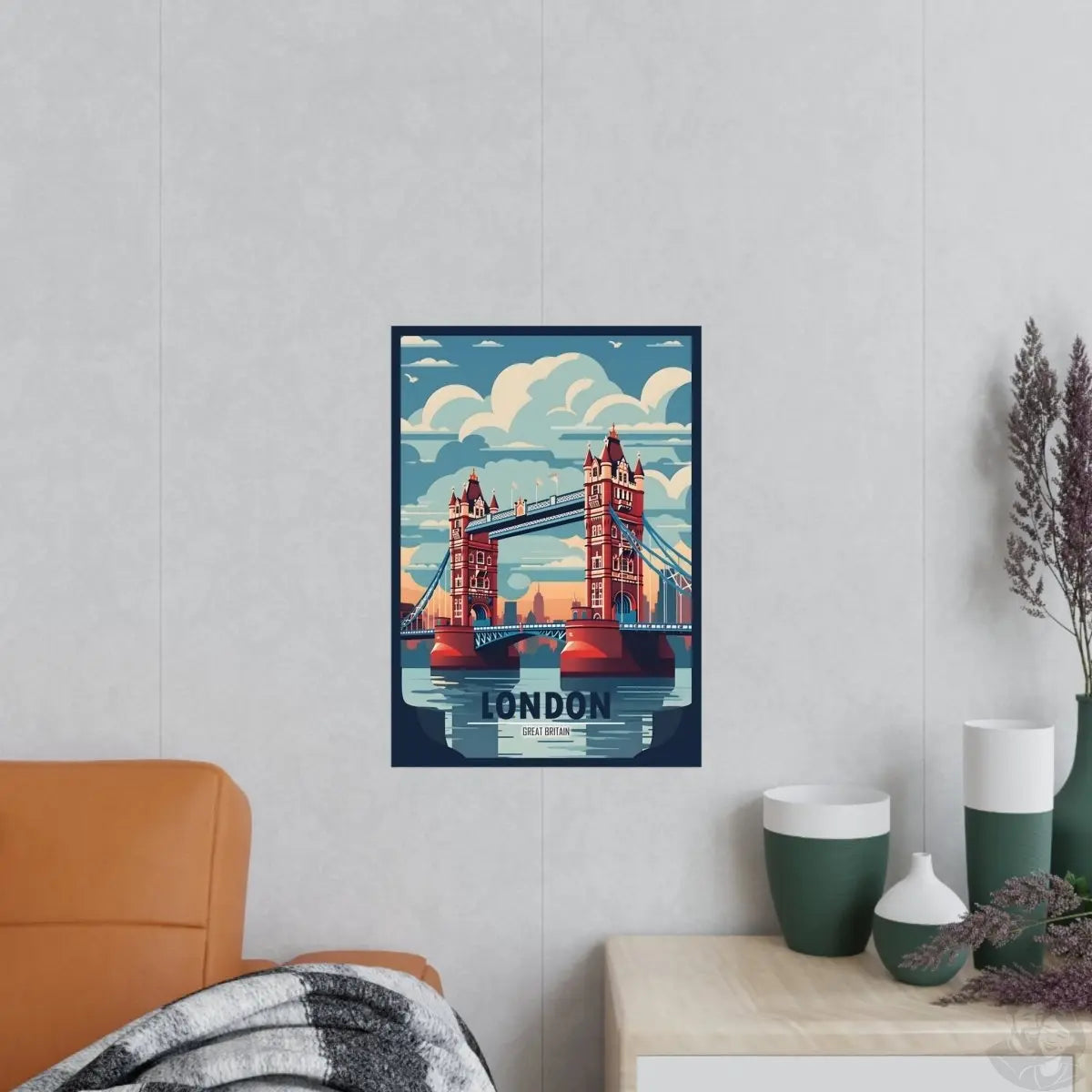 London Bridge Travel - Poster - Großbritanniens Wahrzeichen - Poster bei HappyHugPixels