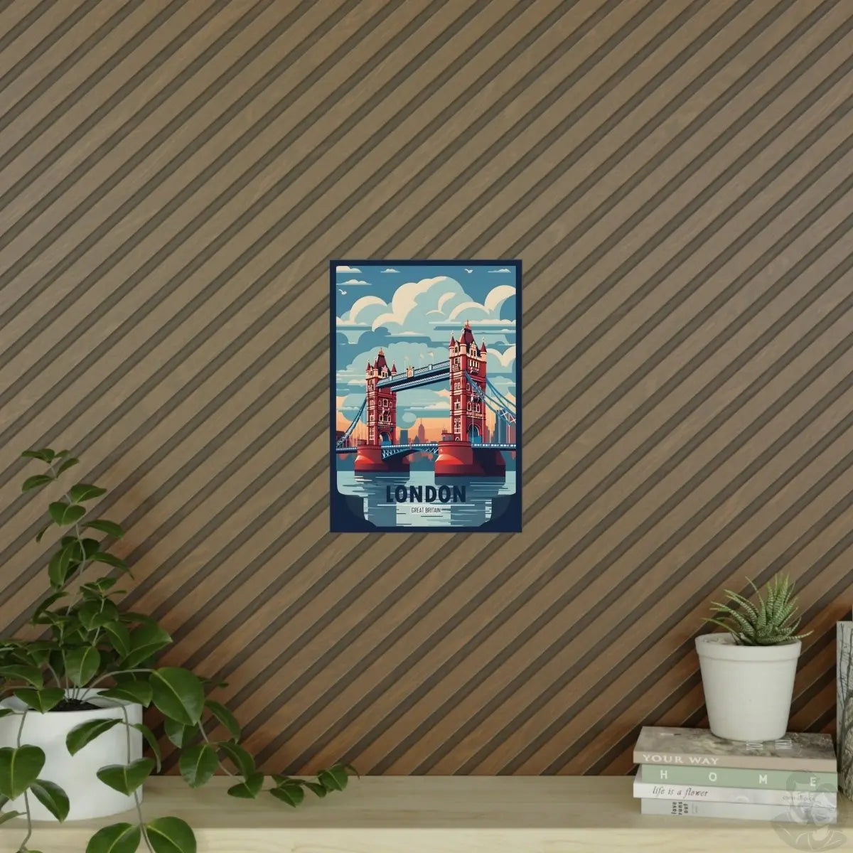 London Bridge Travel - Poster - Großbritanniens Wahrzeichen - Poster bei HappyHugPixels